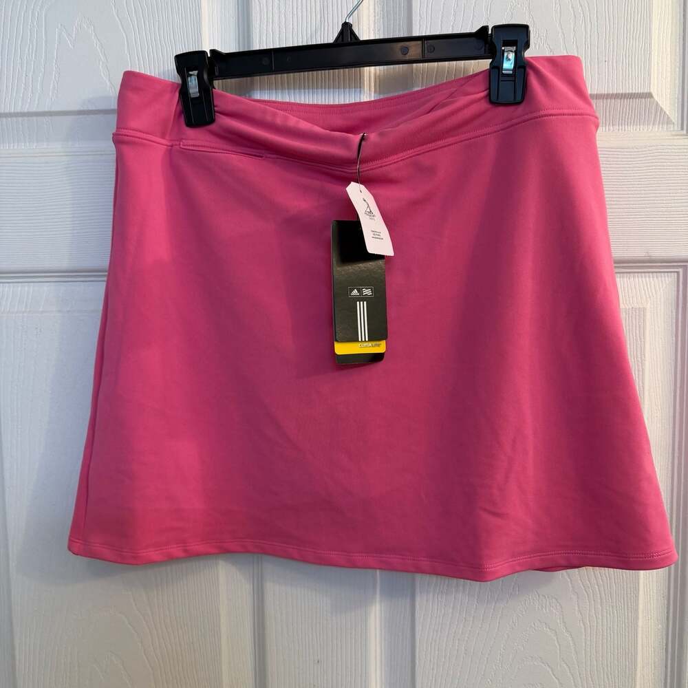Adidas Golf Women's Climalite Bubblegum Pink Athletic Skort Size 10 Golf Links